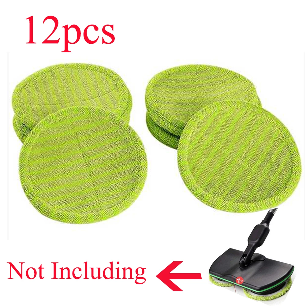 Cordless Electric Rotary Mop Replacement Cleaning Pads Electric Rotary Mop Replacement Washcloths, Including 12 Cleaning Pads
Cordless Electric Rotary Mop Replacement Cleaning Pads Electric Rotary Mop Replacement Washcloths, Including 12 Cleaning Pads