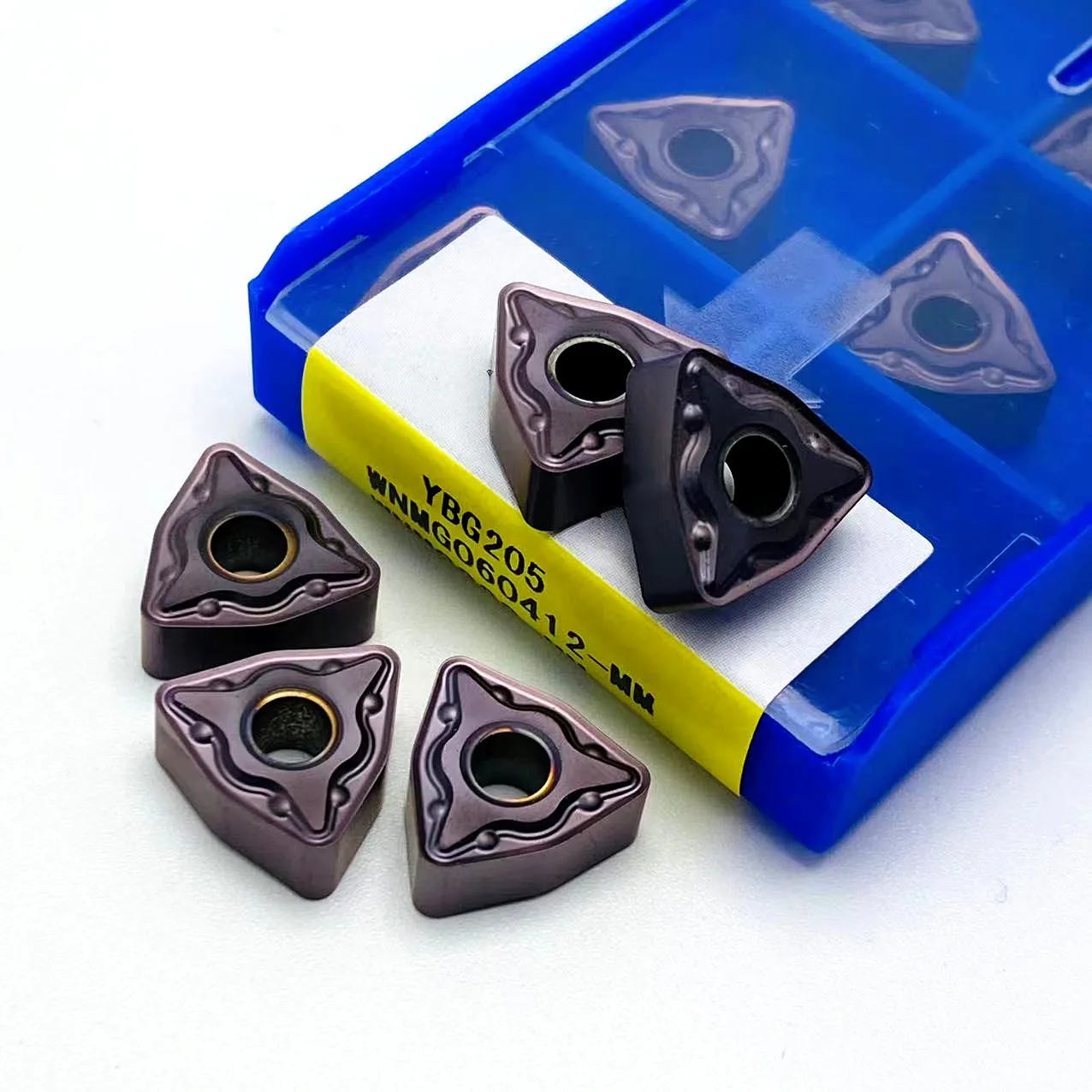 WNMG060404-EF WNMG060408-EF YBG205 WNMG060412 10pcs/set 100% CT Blade YBG205=M20-M40 Stainless Steel
WNMG060404-EF WNMG060408-EF YBG205 WNMG060412 10pcs/set 100% CT Blade YBG205=M20-M40 Stainless Steel