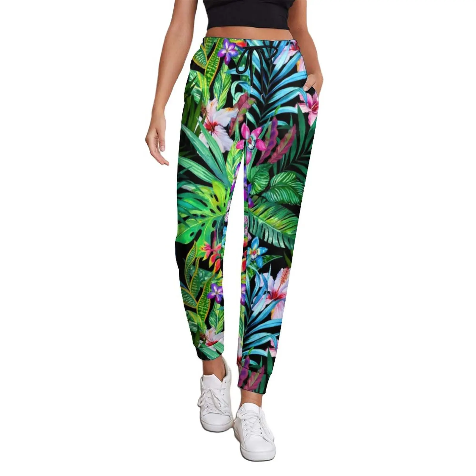 Tropical Floral Fest Jogger Pants Leaves Print Casual Oversized Joggers Autumn Female Pattern Street Style Trousers
Tropical Floral Fest Jogger Pants Leaves Print Casual Oversized Joggers Autumn Female Pattern Street Style Trousers