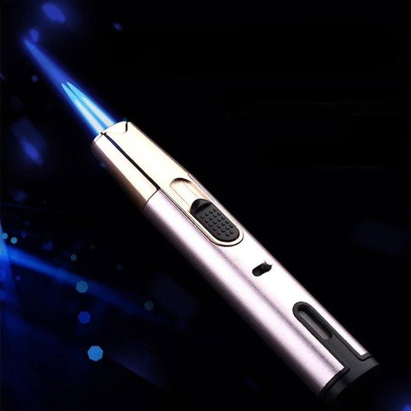 Новинка стильная металлическая газовая Бутановая Зажигалка для сигар ветрозащитная 1300c сверхвысокая температура 2 насадки струйная зажига...
Новинка стильная металлическая газовая Бутановая Зажигалка для сигар ветрозащитная 1300c сверхвысокая температура 2 насадки струйная зажига...