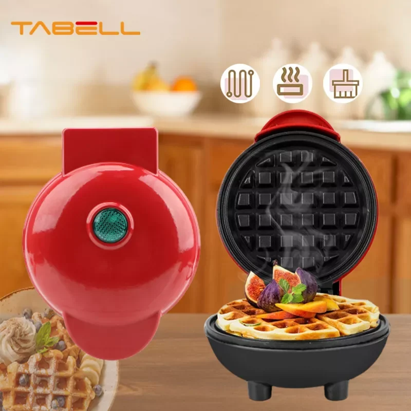 TABELL Electric Waffle Maker Portable Waffle Maker Multi-Function Mini Cooking Home Appliance NonStick Breakfast Machine Kitchen
TABELL Electric Waffle Maker Portable Waffle Maker Multi-Function Mini Cooking Home Appliance NonStick Breakfast Machine Kitchen