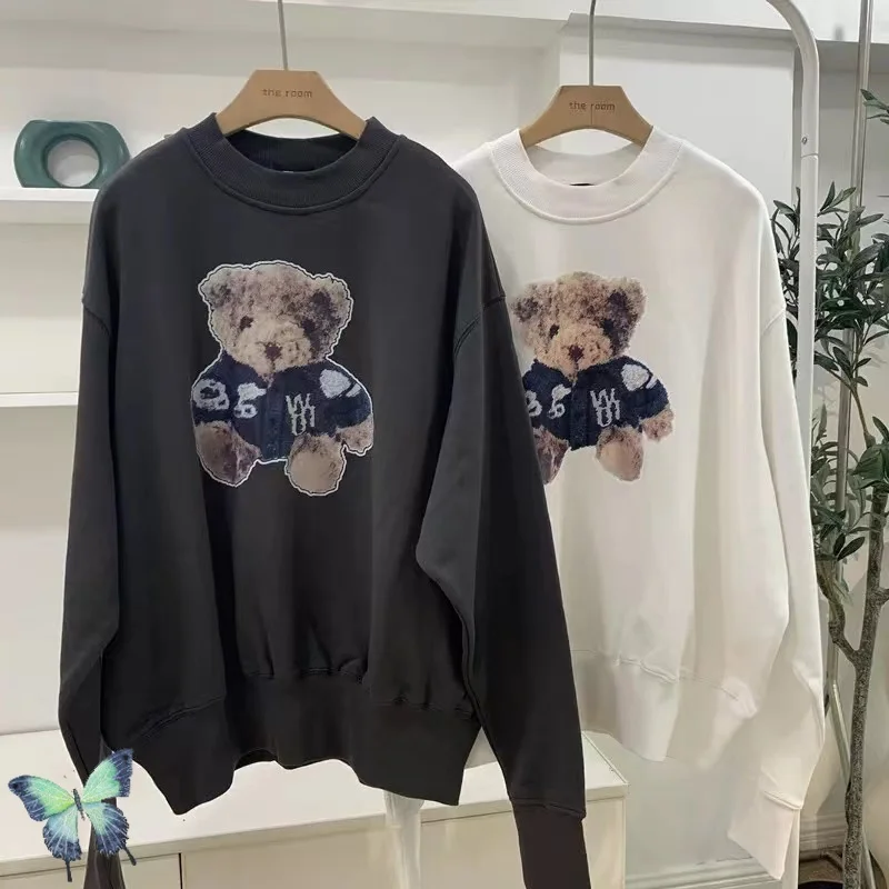 We11done Men Women High Quality Loose Sweatshirts Welldone Bear 3M Reflective Pullover Hoodie Sweatshirts
We11done Men Women High Quality Loose Sweatshirts Welldone Bear 3M Reflective Pullover Hoodie Sweatshirts