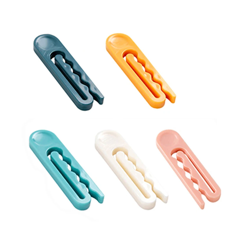 

10pcs Portable Plastic Clothespin Craft Clips Windproof Anti-drop Buckle Hanger Socks For Clothes Quilt Drying Random Color