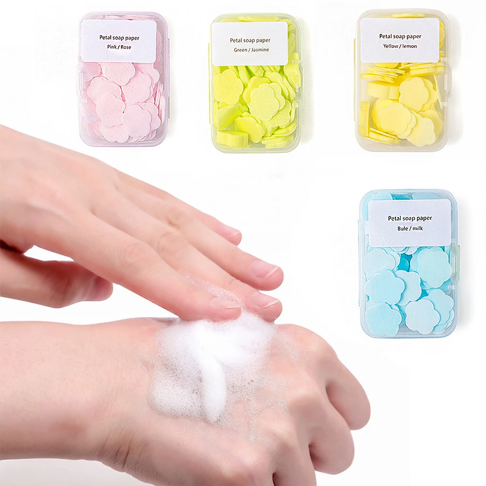 1 Box Soap Flakes Bath Hand Washing Soap Portable Travel Soap Tablets Foaming Soap Slice Fresh Disposable Petal Soaps Flakes
1 Box Soap Flakes Bath Hand Washing Soap Portable Travel Soap Tablets Foaming Soap Slice Fresh Disposable Petal Soaps Flakes