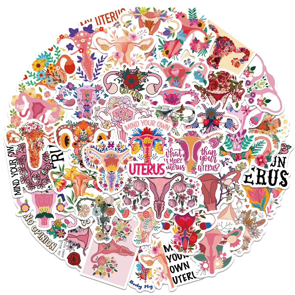 10/30/50Pcs Flower Uterus Feminism Stickers Aesthetic Cute Cartoon Decal DIY Suitcase Phone notebook car Guitar Sticker Toy Gift
10/30/50Pcs Flower Uterus Feminism Stickers Aesthetic Cute Cartoon Decal DIY Suitcase Phone notebook car Guitar Sticker Toy Gift