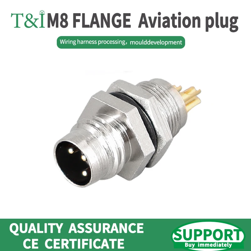 M8 waterproof connector - 3P4P male female M8 waterproof aviation plug socket sensor cable connector
M8 waterproof connector - 3P4P male female M8 waterproof aviation plug socket sensor cable connector