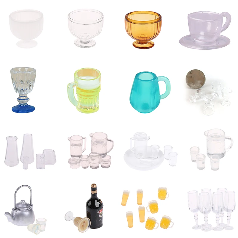 Dollhouse Miniature Coffee Cup Wine Cups Simulation Mini Mug Water Cup Kitchen Room Food Drink Tableware Toy Doll Accessories
Dollhouse Miniature Coffee Cup Wine Cups Simulation Mini Mug Water Cup Kitchen Room Food Drink Tableware Toy Doll Accessories