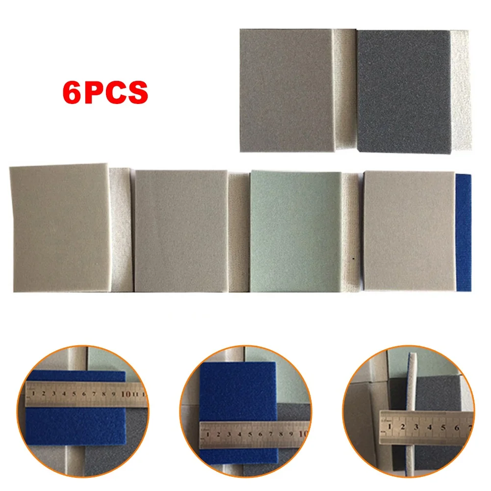 6pcs Set Wet & Dry Velvet Sanding Sponge Disc 300-3000 Grit Polishing Sanding Tools Abrasive Polish Pad Plate Sanding Sheet
6pcs Set Wet & Dry Velvet Sanding Sponge Disc 300-3000 Grit Polishing Sanding Tools Abrasive Polish Pad Plate Sanding Sheet