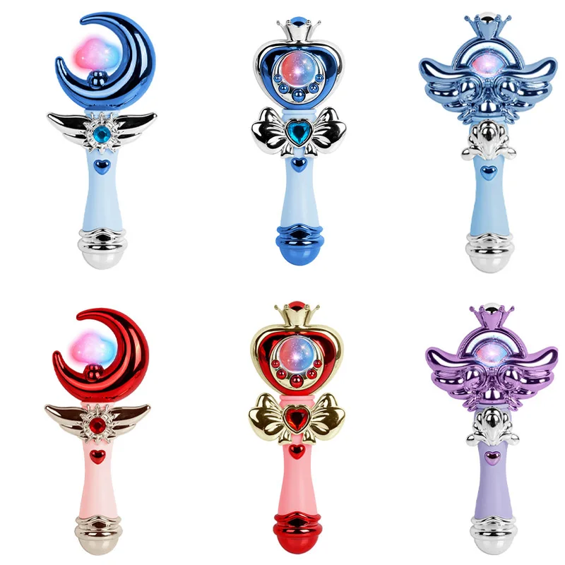 Magic Wand Glowing Sound Effect Fantasy Fairy Stick Girl Cartoon Flash Stick Light Stick Children's Toys Children Birthday Gift
Magic Wand Glowing Sound Effect Fantasy Fairy Stick Girl Cartoon Flash Stick Light Stick Children's Toys Children Birthday Gift