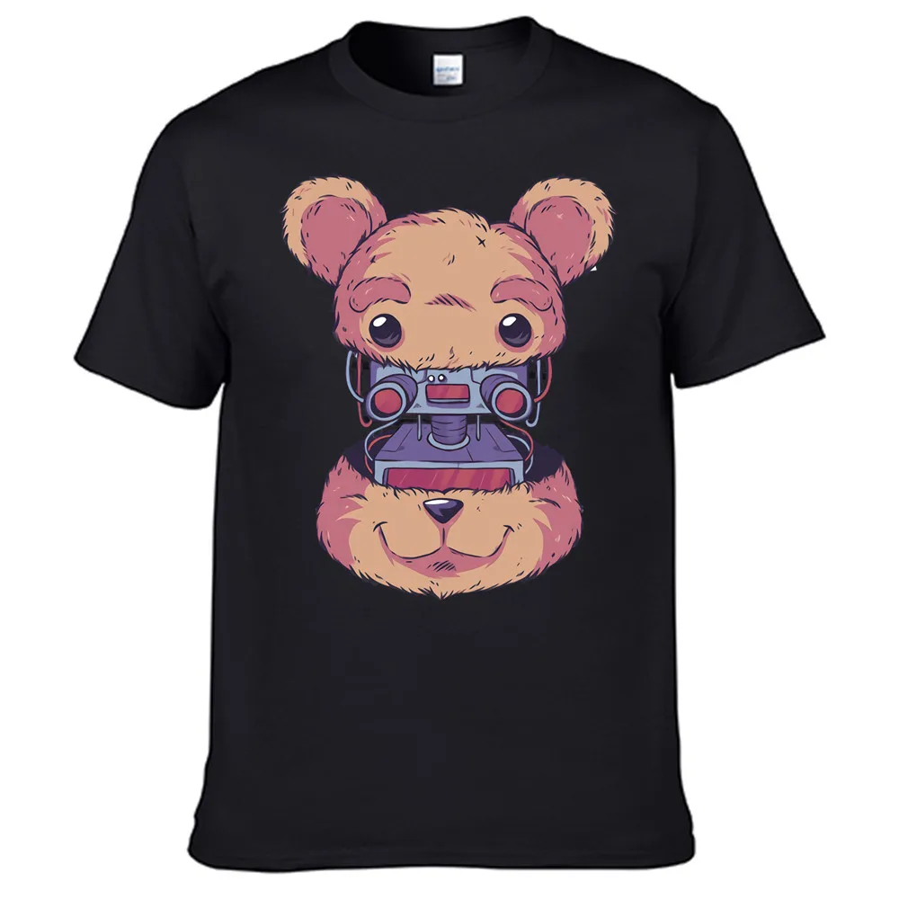 2022 New Funny Teddy Robot Bear T Shirt For Men Limitied Edition Unisex Brand T-shirt Cotton Amazing Short Sleeve Tops
2022 New Funny Teddy Robot Bear T Shirt For Men Limitied Edition Unisex Brand T-shirt Cotton Amazing Short Sleeve Tops