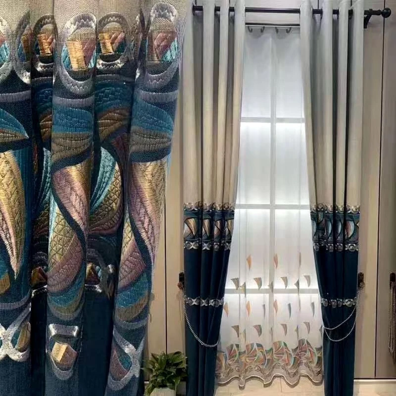 Scandinavian double-sided linen embroidery bedroom blackout curtains modern light luxury high-end living room
Scandinavian double-sided linen embroidery bedroom blackout curtains modern light luxury high-end living room