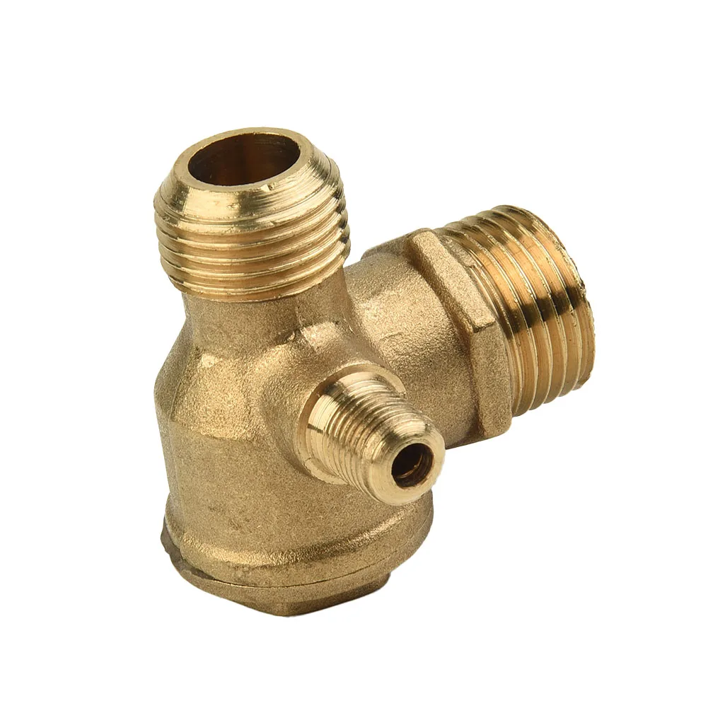 Air Compressor 3-Port Brass Male Threaded Check Valve Connector Tool Cylinder Screw Connector Tool Air Compressor Check Valve
Air Compressor 3-Port Brass Male Threaded Check Valve Connector Tool Cylinder Screw Connector Tool Air Compressor Check Valve