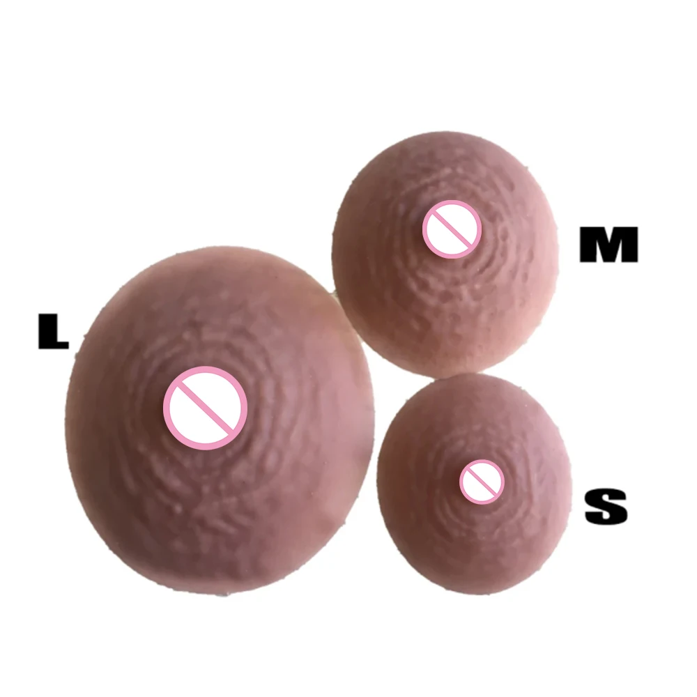 

KnowU Breast Forms Chest Stickers Silicone Nipples Chest Paste Silicone Fake Tits Shemale