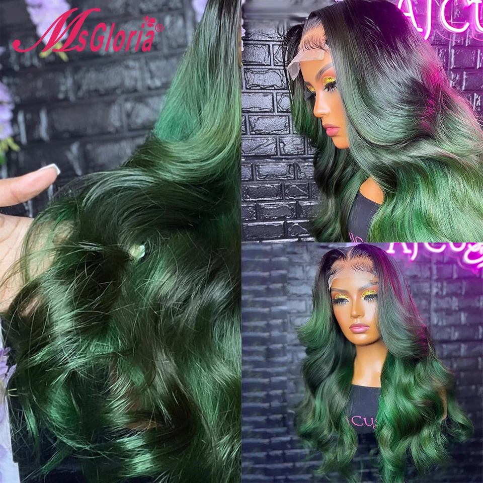 Ombre 13x4 Swiss Lace Frontal Wig Colored Human Hair Wigs For Black Women Green Brown Highlight Pre Plucked Loose Body Wave 180%
Ombre 13x4 Swiss Lace Frontal Wig Colored Human Hair Wigs For Black Women Green Brown Highlight Pre Plucked Loose Body Wave 180%