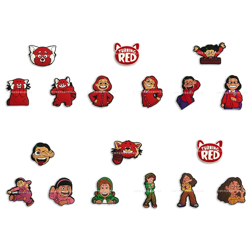 3pcs/set Turning Red Cartoon Shoes Buckles PVC Sandals Accessories Wholesale Available Charms DIY Decorations Kids Girls Gifts
3pcs/set Turning Red Cartoon Shoes Buckles PVC Sandals Accessories Wholesale Available Charms DIY Decorations Kids Girls Gifts