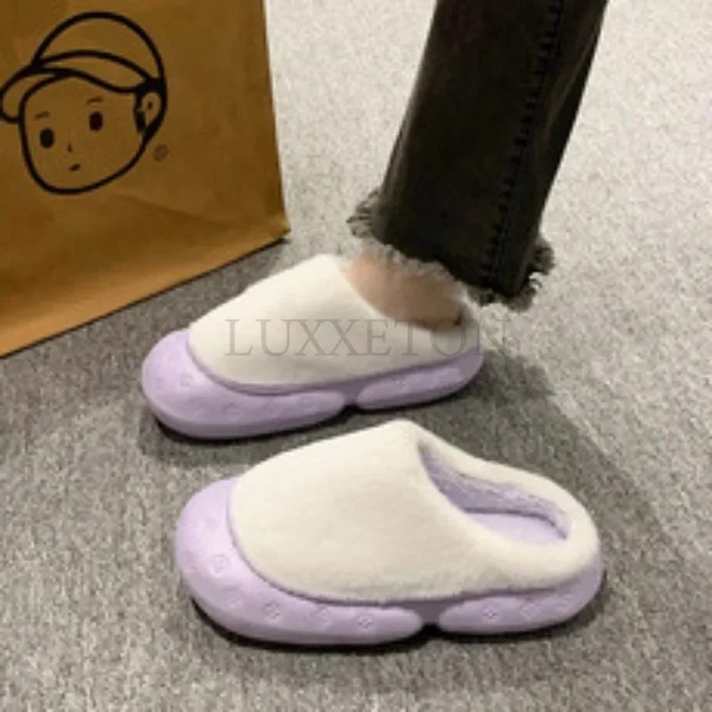Suede Home Women Slippers Comfortable Simple Winter Warm Plush Bedroom Non Slip Couple Shoes Indoor Women Furry Slippers
Suede Home Women Slippers Comfortable Simple Winter Warm Plush Bedroom Non Slip Couple Shoes Indoor Women Furry Slippers