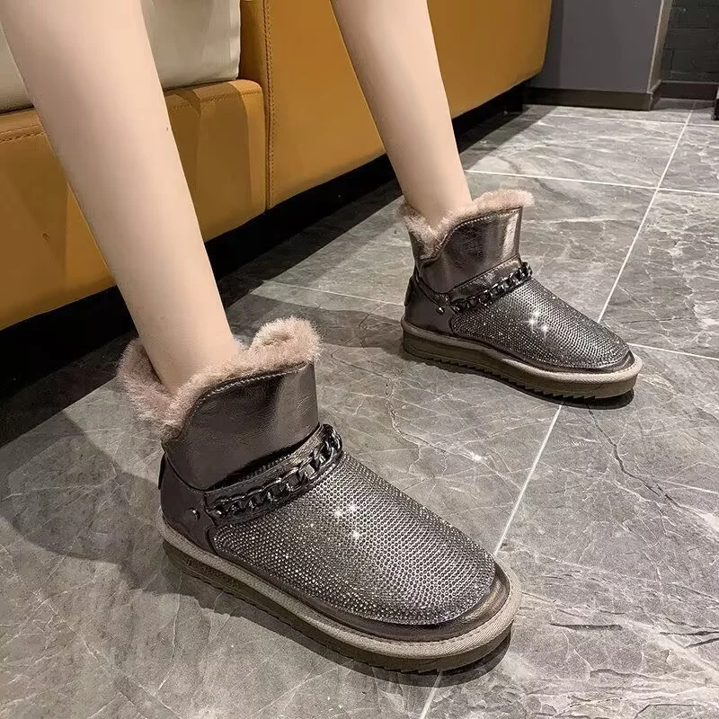 New hand custom velvet warm boots with fur one mid-calf boots diamond-women 35-40
New hand custom velvet warm boots with fur one mid-calf boots diamond-women 35-40