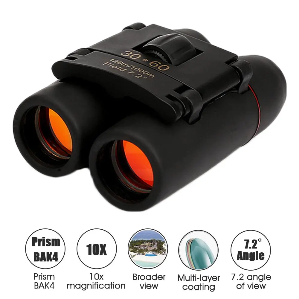 30x60 1000M Portable Zoom HD Professional Powerful Binoculars Long Range Monocular Telescope Low Night Vision Hunting Tourism
30x60 1000M Portable Zoom HD Professional Powerful Binoculars Long Range Monocular Telescope Low Night Vision Hunting Tourism