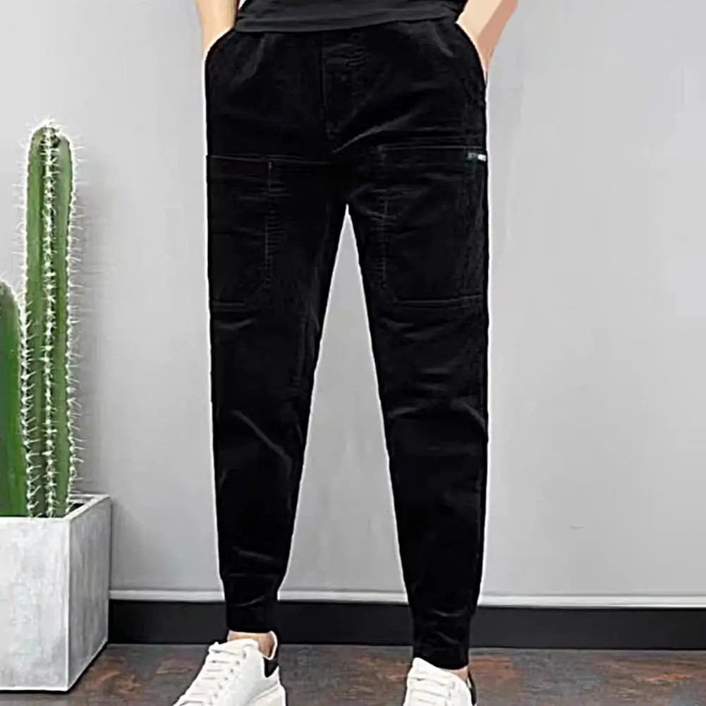 Harem Pants Elastic Waist Casual Warm Ankle Banded Men Winter Trousers Men Winter Trousers for Work
Harem Pants Elastic Waist Casual Warm Ankle Banded Men Winter Trousers Men Winter Trousers for Work