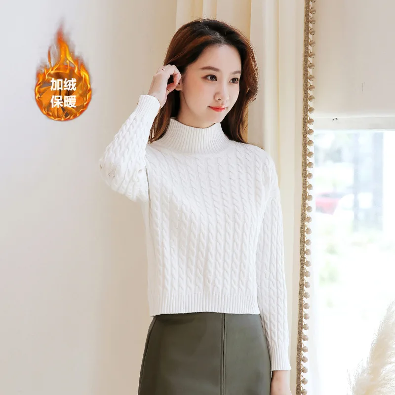 2022 Jumper Fashion Slim Femme Elasticity Women Knitted Turtleneck Sweater Casual Soft gray22
2022 Jumper Fashion Slim Femme Elasticity Women Knitted Turtleneck Sweater Casual Soft gray22
