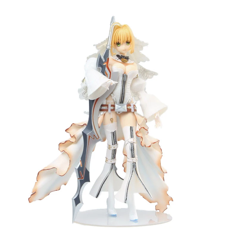 FGO Новое поступление Аниме экшн-фигурки Saber 24 см ПВХ свадебное белое платье Ver. Мультяшная кукла из фильма Коллекционные Подарочные игрушки
FGO Новое поступление Аниме экшн-фигурки Saber 24 см ПВХ свадебное белое платье Ver. Мультяшная кукла из фильма Коллекционные Подарочные игрушки