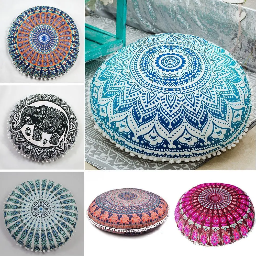 Round Pattern Pillowcase Bohemian Cushion Cover Floor Printed Cushion Pillows Cover Washable For Home Liveroom Bed Decor 43cm
Round Pattern Pillowcase Bohemian Cushion Cover Floor Printed Cushion Pillows Cover Washable For Home Liveroom Bed Decor 43cm