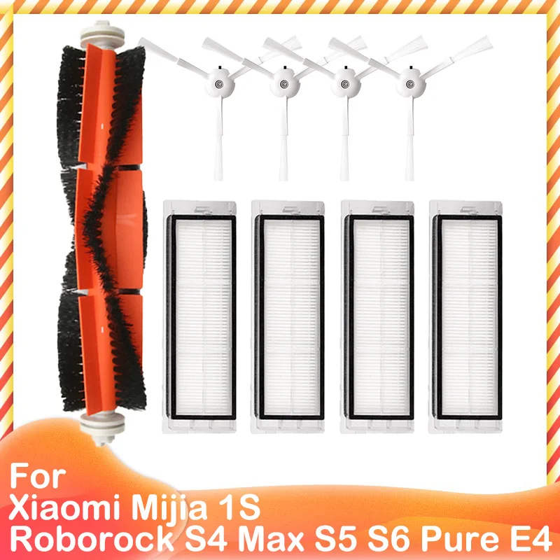 Spare Main Brush HEPA Filter for Xiaomi Mijia 1S Roborock S4 Max S5 S6 Pure E4 Robot Vacuum Cleaner Accessories Parts
Spare Main Brush HEPA Filter for Xiaomi Mijia 1S Roborock S4 Max S5 S6 Pure E4 Robot Vacuum Cleaner Accessories Parts