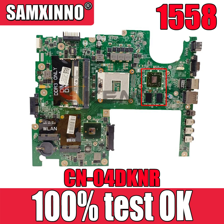 CN-04DKNR 4DKNR motherboard for Dell Studio 1558 DAFM9CMB8C0 laptop mainboard 100% test OK
CN-04DKNR 4DKNR motherboard for Dell Studio 1558 DAFM9CMB8C0 laptop mainboard 100% test OK