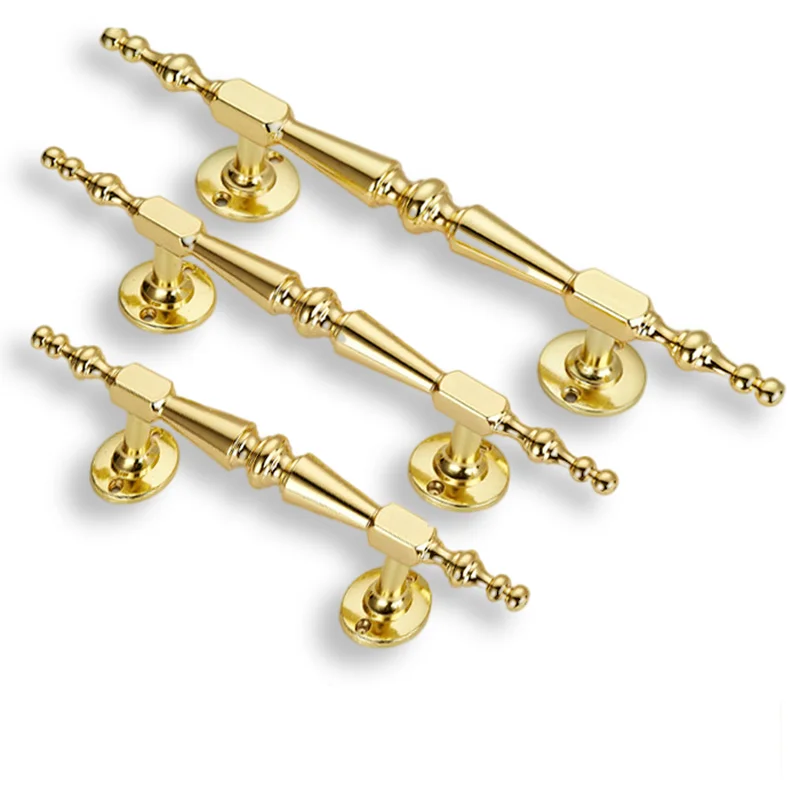 European Gold Solid Wooden Door Sliding Door Wardrobe Door Handle Cabinet Drawer Handle Knobs Hardware Design
European Gold Solid Wooden Door Sliding Door Wardrobe Door Handle Cabinet Drawer Handle Knobs Hardware Design