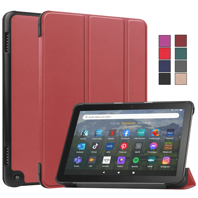 Чехол для Fire HD 8 чехол 2022 2020 магнитный складной жесткий кожаный чехол для Funda Fire HD 8 2022 2020 hd 8 plus чехол + ручка в подарок 
Чехол для Fire HD 8 чехол 2022 2020 магнитный складной жесткий кожаный чехол для Funda Fire HD 8 2022 2020 hd 8 plus чехол + ручка в подарок