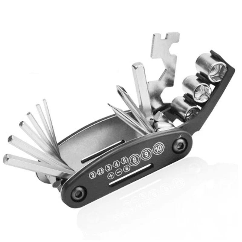 ZK30 Drop Ship Portable Steel Multifunction Bicycle Repair Hand Tool 16-1 Set Tools Folding Screwdriver Hexagon Wrench Cycling
ZK30 Drop Ship Portable Steel Multifunction Bicycle Repair Hand Tool 16-1 Set Tools Folding Screwdriver Hexagon Wrench Cycling