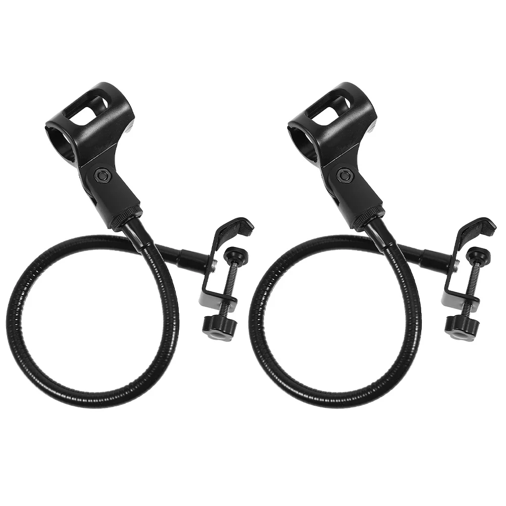2Pcs Flexible 360° Adjustable Gooseneck Desktop Mic Stands Holder Screw for Radio Studio Equipment
2Pcs Flexible 360° Adjustable Gooseneck Desktop Mic Stands Holder Screw for Radio Studio Equipment