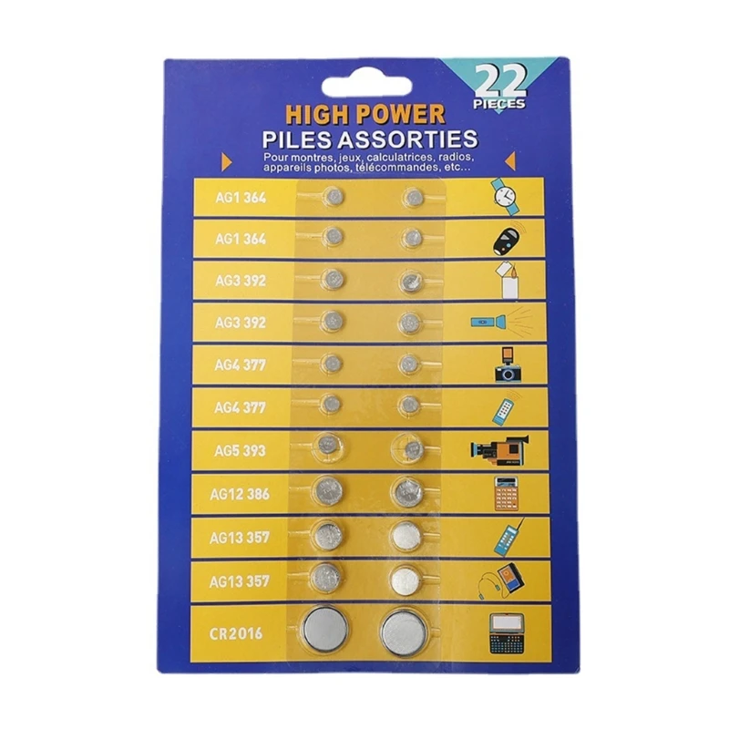 22pcs High Power Coin Button Cell Watch Batteries Coin Cell Batteries 1.55V Dropship
22pcs High Power Coin Button Cell Watch Batteries Coin Cell Batteries 1.55V Dropship
