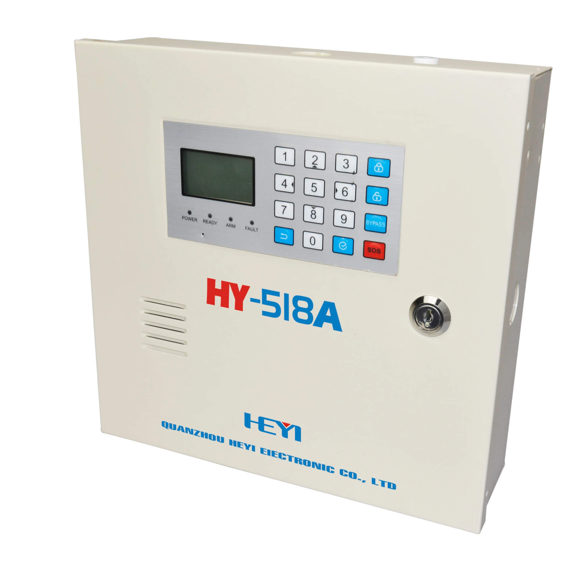 CE approved 16 wired zones 96 wireless detectors fire . control panel with LCD display
CE approved 16 wired zones 96 wireless detectors fire . control panel with LCD display