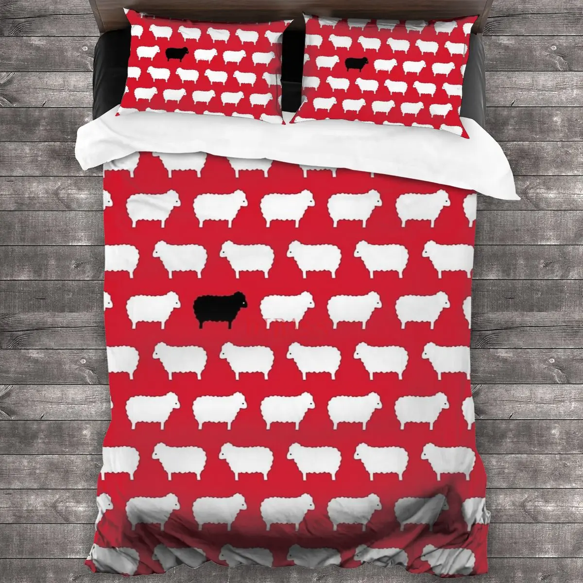 Черный свитер с овечьей шерстью мягкая искусственная кожа с 2 наволочками, пододеяльник с застежкой-молнией 
Черный свитер с овечьей шерстью мягкая искусственная кожа с 2 наволочками, пододеяльник с застежкой-молнией