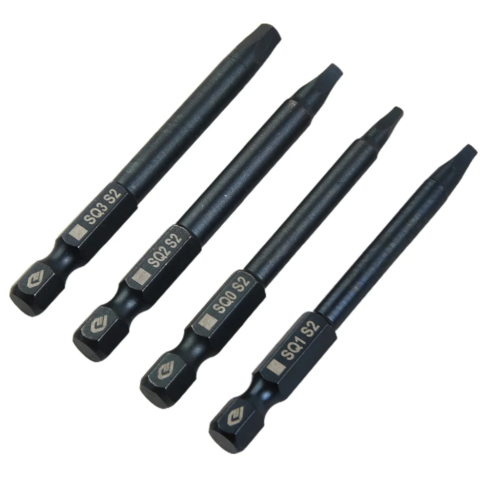 4pcs 65mm SQ0 SQ1 SQ2 Square Head Screwdriver Bits Set Hex Shank Magnetic Screwdriver For Manual Electric Screwdriver Tools
4pcs 65mm SQ0 SQ1 SQ2 Square Head Screwdriver Bits Set Hex Shank Magnetic Screwdriver For Manual Electric Screwdriver Tools