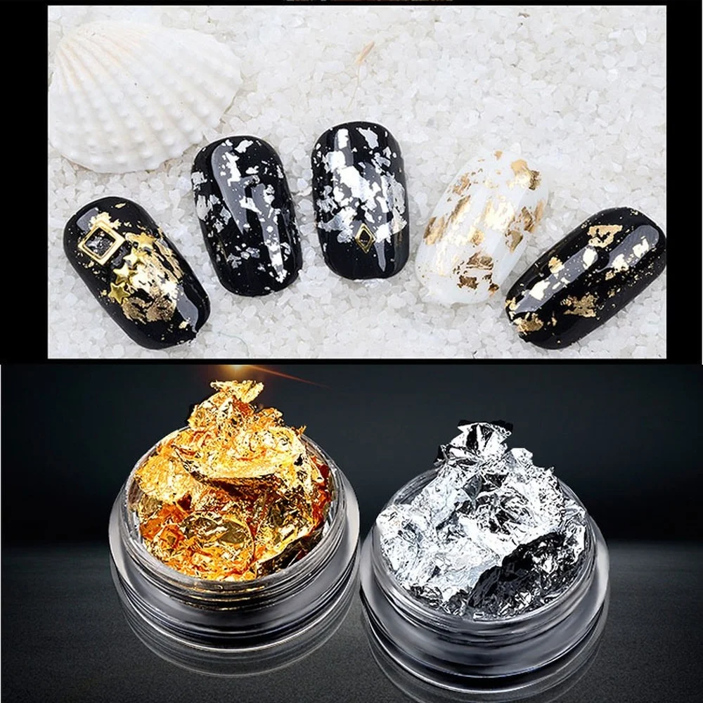 Nail Glitter Foil Transfer Stickers for Nails Decals Designer Metal Color Irregular 3D DIY Manicure Polish Nail Decoration Tools
Nail Glitter Foil Transfer Stickers for Nails Decals Designer Metal Color Irregular 3D DIY Manicure Polish Nail Decoration Tools