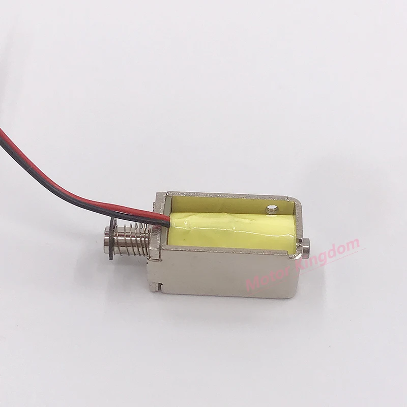 Micro DC Electric Solenoid Magnet DC 3V/ 5V/ 6V/ 12V Mini Open Frame Spring Electromagnet Push-pull Through Type 4mm Stroke
Micro DC Electric Solenoid Magnet DC 3V/ 5V/ 6V/ 12V Mini Open Frame Spring Electromagnet Push-pull Through Type 4mm Stroke