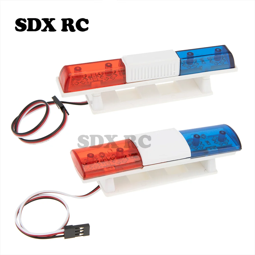 RC Model Car Simulation Police Light Retrofit Roof Light Red Blue Double Flashing Ambulance Lamp for 1/10 Rock Crawler On-road
RC Model Car Simulation Police Light Retrofit Roof Light Red Blue Double Flashing Ambulance Lamp for 1/10 Rock Crawler On-road