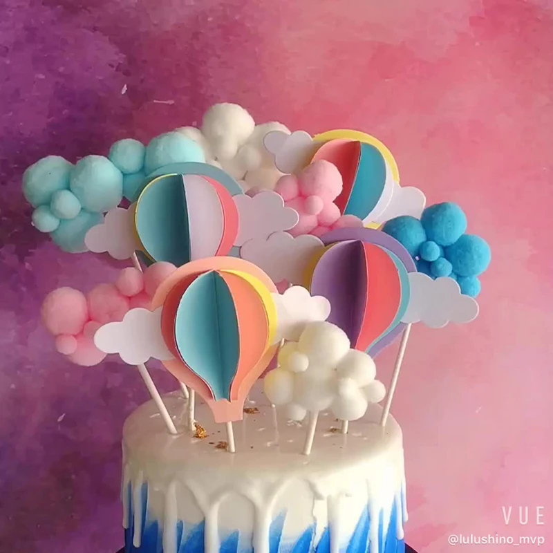 Baking Cake Decoration Three-dimensional Hot Air Balloon Inserts Cake Top Round Ball Cloud Inserts Baby Birthday Party Dress Up
Baking Cake Decoration Three-dimensional Hot Air Balloon Inserts Cake Top Round Ball Cloud Inserts Baby Birthday Party Dress Up