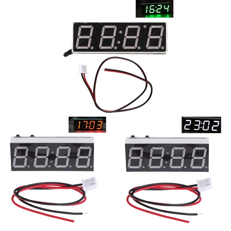 3 in 1 Car thermometer LCD Clock 12V 5-24V for Car Auto LED Monitor Module Car Electronics Accessories Easy to Install
3 in 1 Car thermometer LCD Clock 12V 5-24V for Car Auto LED Monitor Module Car Electronics Accessories Easy to Install