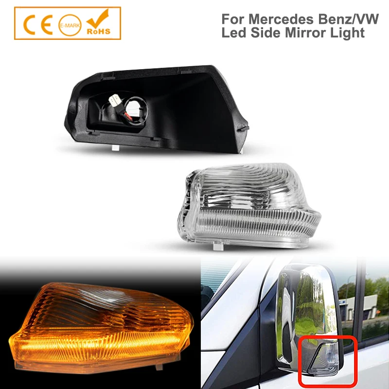 For 2006-2021 Mercedes Sprinter Volkswagen VW Crafter 2Pcs Canbus LED Dynamic Side Mirror Lights Turn Signal Blinker Lamps
For 2006-2021 Mercedes Sprinter Volkswagen VW Crafter 2Pcs Canbus LED Dynamic Side Mirror Lights Turn Signal Blinker Lamps