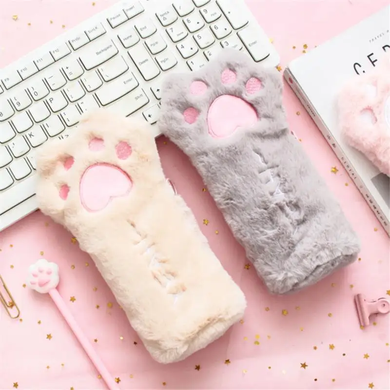 Cut Cat Paw Pencil Bag Soft Plush Cosmetics Pouch Large Capacity Pencil Case Pen Holder Stationery Organizer Kawaii Stationery
Cut Cat Paw Pencil Bag Soft Plush Cosmetics Pouch Large Capacity Pencil Case Pen Holder Stationery Organizer Kawaii Stationery