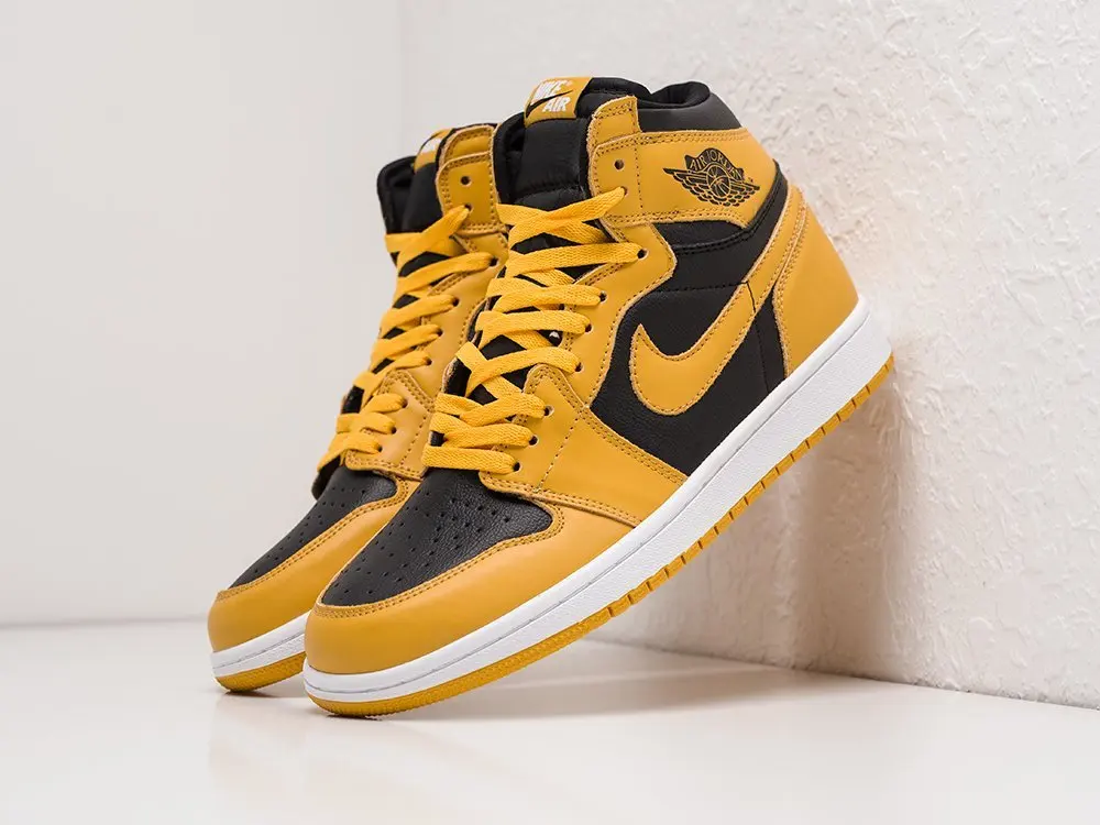 Кроссовки Nike Air Jordan 1 Желтый Демисезон Мужской | Обувь