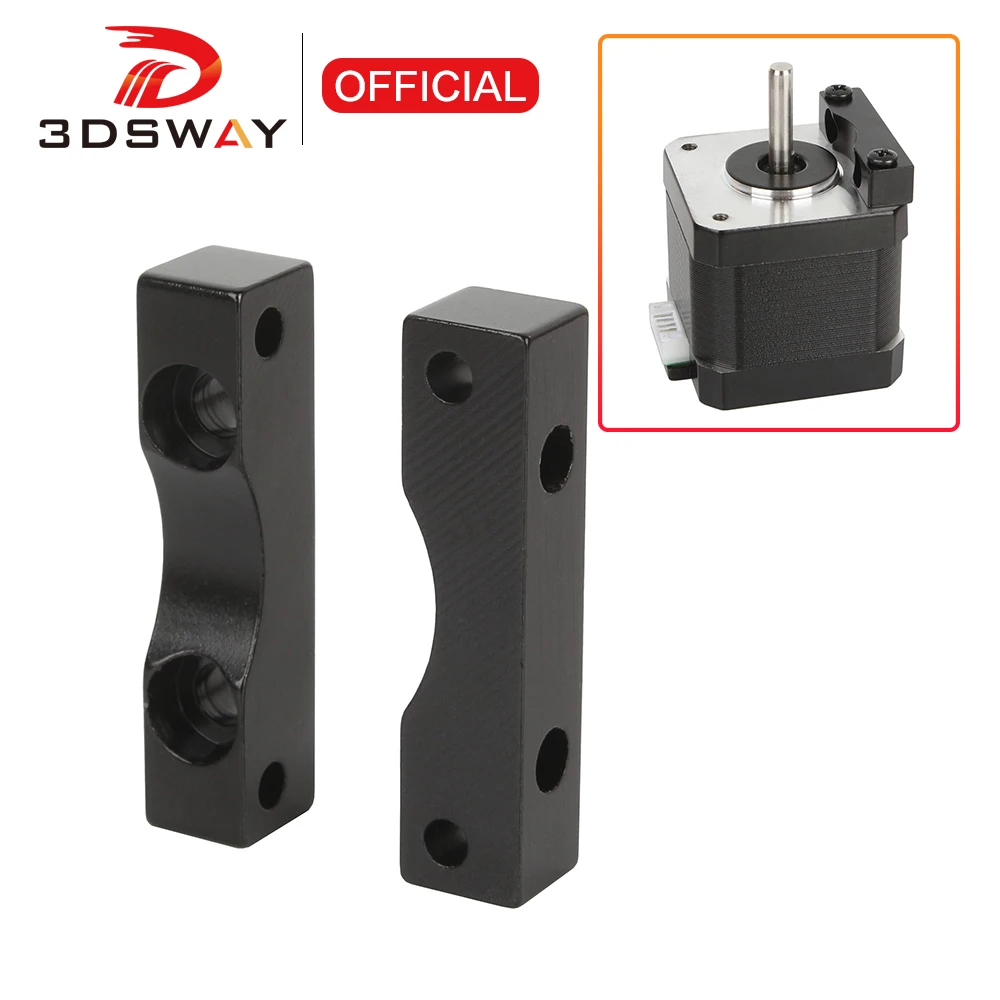3DSWAY Nema 17 Stepper Motor+Z Axis Stepping Motor Bracket Damper Steel Gasket 42 Motor Fixed Block Ender-3 3D Printer Parts
3DSWAY Nema 17 Stepper Motor+Z Axis Stepping Motor Bracket Damper Steel Gasket 42 Motor Fixed Block Ender-3 3D Printer Parts