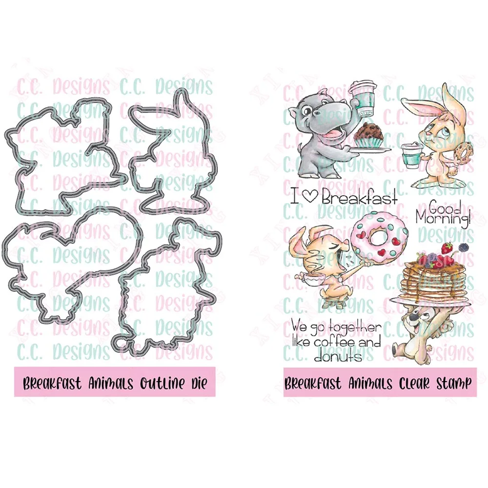 2023 Diy Scrapbook Decoration Embossing Template Handmade Craft Album New Breakfast Animals Stamp Set Arrival Metal Cutting Dies
2023 Diy Scrapbook Decoration Embossing Template Handmade Craft Album New Breakfast Animals Stamp Set Arrival Metal Cutting Dies