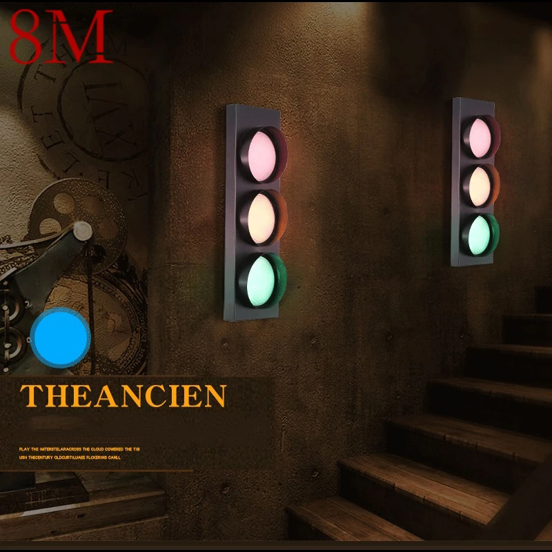 8M Industrial Style Wall Lamp Retro Creative Bar Sconces Fixtures Traffic Lighting Loft Indoor LED 3 PCS
8M Industrial Style Wall Lamp Retro Creative Bar Sconces Fixtures Traffic Lighting Loft Indoor LED 3 PCS
