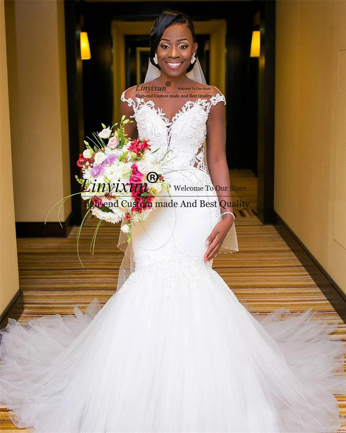 Elegant Mermaid Wedding Dresses 2022 With Lace Appliqued Off The Shoulder Bridal Gowns Backless Court Train vestidos de novia
Elegant Mermaid Wedding Dresses 2022 With Lace Appliqued Off The Shoulder Bridal Gowns Backless Court Train vestidos de novia