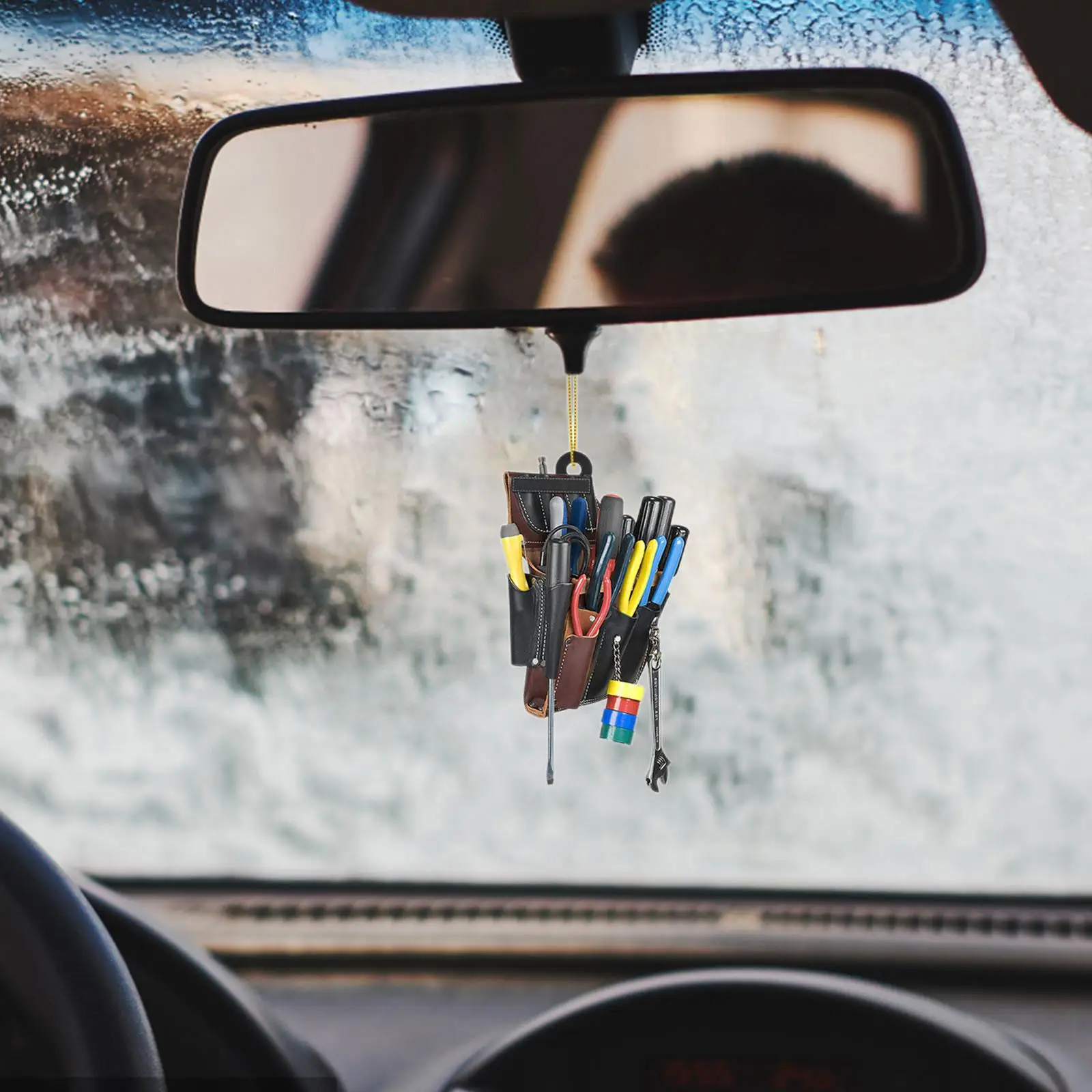 Hot Selling Double Sided Acrylic Car Interior Pendant Personalized Durable Electrician Auto Tools Car Decoration Rearview Mirror
Hot Selling Double Sided Acrylic Car Interior Pendant Personalized Durable Electrician Auto Tools Car Decoration Rearview Mirror