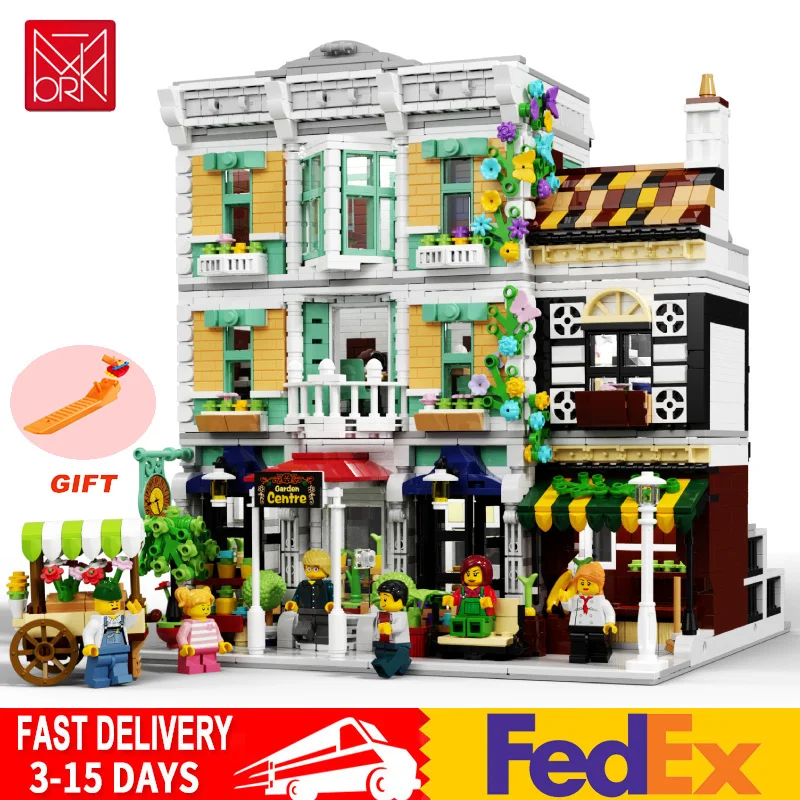 Высокотехнологичные наборы, уличный вид серии MOC, модульный Садовый центр, городская архитектура, строительные блоки, модели, игрушки для ма...
Высокотехнологичные наборы, уличный вид серии MOC, модульный Садовый центр, городская архитектура, строительные блоки, модели, игрушки для ма...